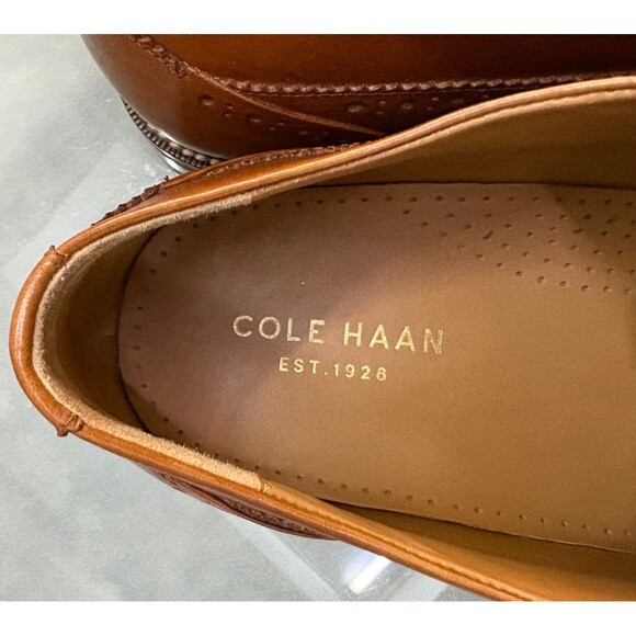 Cole Haan Warren $160 Men's Wingtip Oxfords Dress Shoes Size 11.5 Leather C20322 - Picture 11 of 12